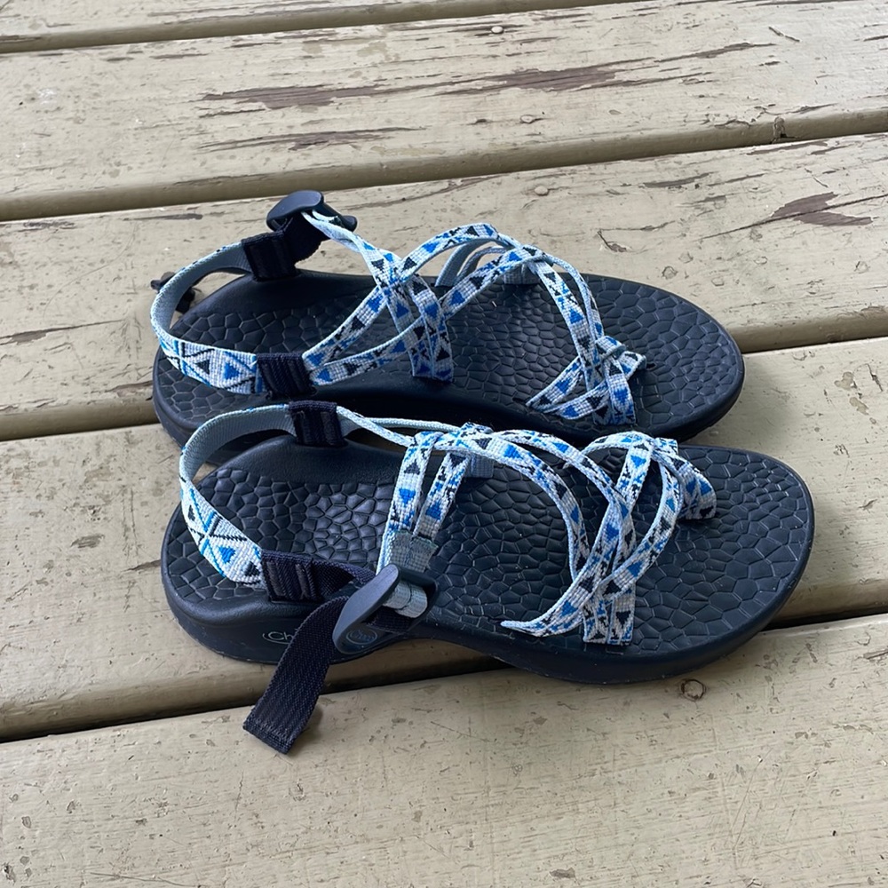 Chaco ZX2 Yampa Hiking Sandal Womens Size 8 Lt/Dk Blue